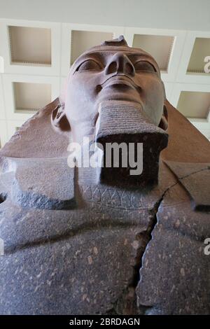 Ramesses II Skulptur im British Museum Stockfoto