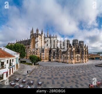 Kloster der Heiligen Maria vom Sieg in Batalha, Portugal Stockfoto