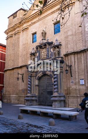 San Felipe y Santiago el Menor Kirche in Saragossa, Spanien Stockfoto