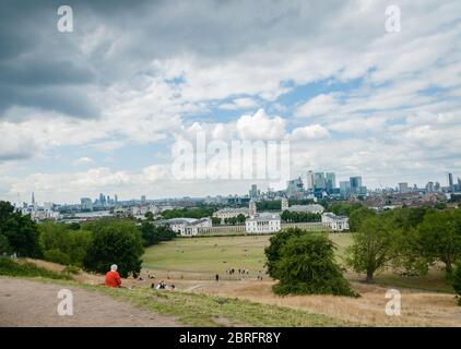 Bürokomplex Greenwich und Canary Wharf, London, England, Großbritannien Stockfoto