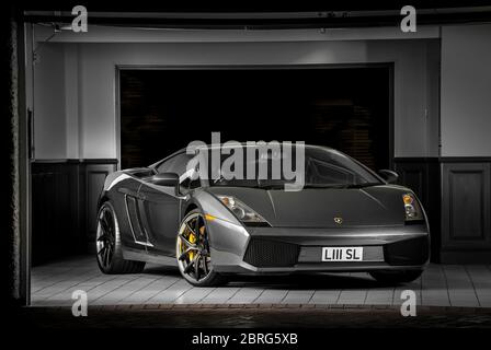 Lamborghini Gallardo Sportwagen. Stockfoto