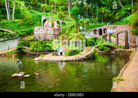 Monte Palace Tropical Garden auf Madeira in Portugal Stockfoto