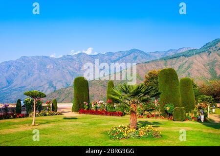 Pari Mahal oder Palast der Feen ist ein terrassenförmiger Garten in Srinagar Stadt, Jammu und Kaschmir Zustand von Indien Stockfoto