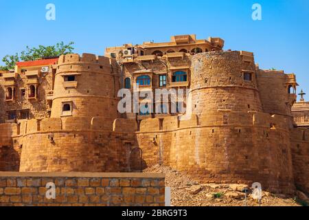 Jaisalmer Fort ist in Jaisalmer Stadt in Rajasthan Bundesstaat Indien Stockfoto