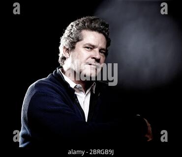 Studio-Porträt eines Mannes mittleren Alters. Stockfoto
