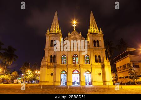 Santa Cruz Basilika oder Römisch-katholischen Diözese Cochin Kirche in Fort Kochi in Cochin, Indien Stockfoto