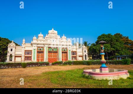 Jayachamarajendra oder jaganmohan Kunst Galerie im Zentrum der Stadt Mysore in Indien Stockfoto