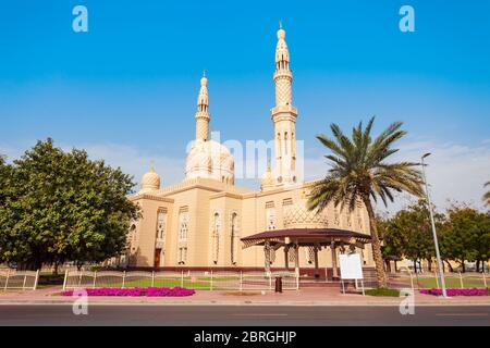 Jumeirah Moschee ist einer der wichtigsten Moschee in der Stadt Dubai in den VEREINIGTEN ARABISCHEN EMIRATEN Stockfoto