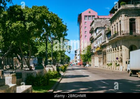 Der Weg nach Malecon Stockfoto