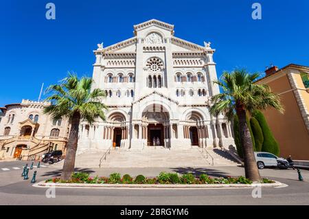 Saint Nicholas Monaco Kathedrale oder die Kathedrale Unserer Lieben Frau, die Unbefleckte, die Römisch-katholische Kathedrale in Monaco Stockfoto