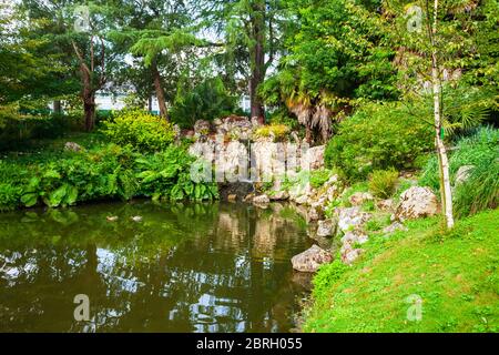 Jardin des Plantes de Nantes ist eine städtische botanische Garten in La Baule, Pays de la Loire in Frankreich Stockfoto