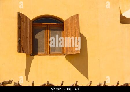 Warme Fenster Stockfoto