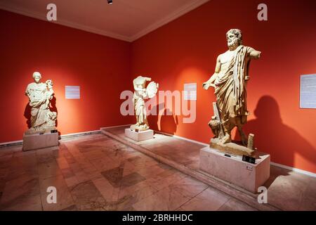 ANTALYA, Türkei - September 14, 2014: das Archäologische Museum von Antalya ist eines der größten Museen der Türkei in Antalya in der Türkei entfernt Stockfoto