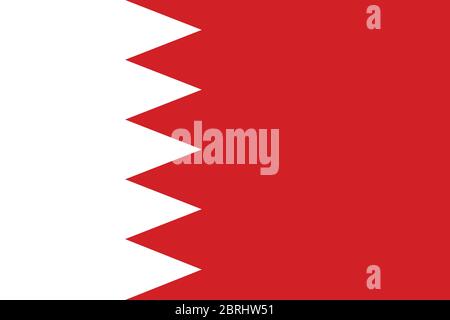 Bahrain Flag Illustration, texturierter Hintergrund, Symbole und offizielle Flagge von Bahrain, für Werbung, Werbung, TV-Werbung, Anzeigen, Web-Design, Magazin Stockfoto