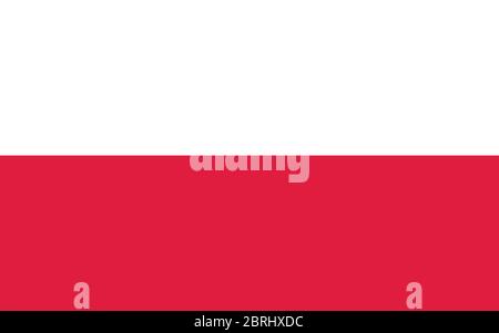 Polen Flagge Illustration, texturierter Hintergrund, Symbole und offizielle Flagge von Polen, für Werbung, fördern, TV-Werbung, Anzeigen, Web-Design, Zeitschrift, Stockfoto