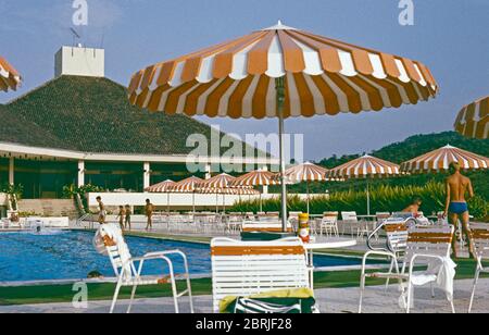 Pool, Club der tausend reichsten, 24. April 1982, Guayaquil, Ecuador, Südamerika Stockfoto