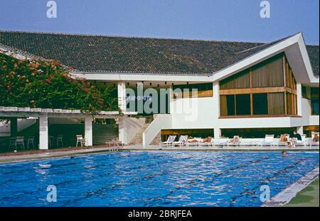 Pool, Club der tausend reichsten, 24. April 1982, Guayaquil, Ecuador, Südamerika Stockfoto