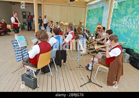 Bayerische traditionelle Musik, Orchester, Deutschland Stockfoto