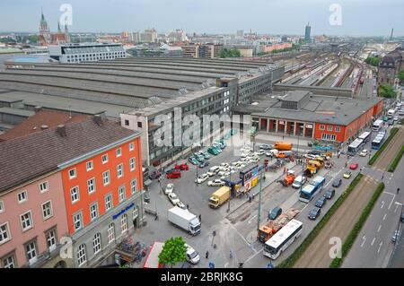 Hauptbahnhof in München, DEUTSCHLAND Stockfoto