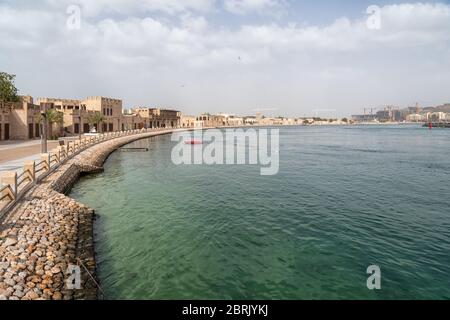 Al Shindagha auf Dubai Creek Stockfoto