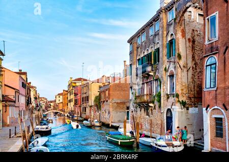 Rio della Sensa, Venedig, Italien Stockfoto