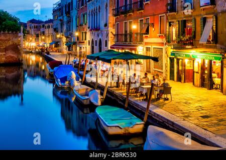 Fondamenta della Misericordia, Venedig, Italien Stockfoto