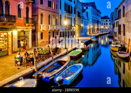 Fondamenta della Misericordia, Venedig, Italien Stockfoto