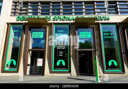 Deutsches Spionagemuseum in Berlin Stockfoto