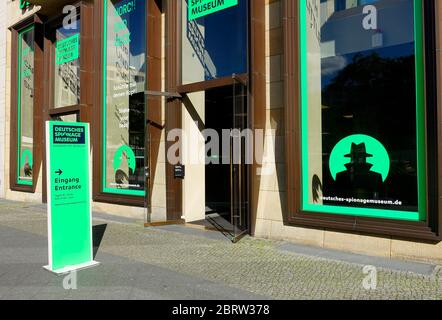 Deutsches Spionagemuseum in Berlin Stockfoto