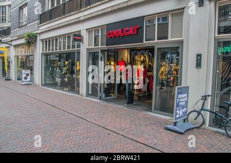 Coolcat Store In Amsterdam East, Niederlande 2018. Der Laden ging in Konkurs Stockfoto