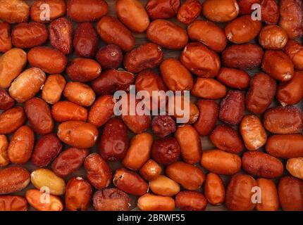 Bio getrocknete reife Datteln. Für Textur oder Hintergrund. Stockfoto