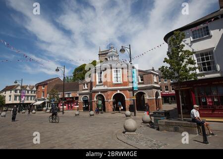 Das Stadtzentrum in High Wycombe in Buckinghamshire, Großbritannien Stockfoto