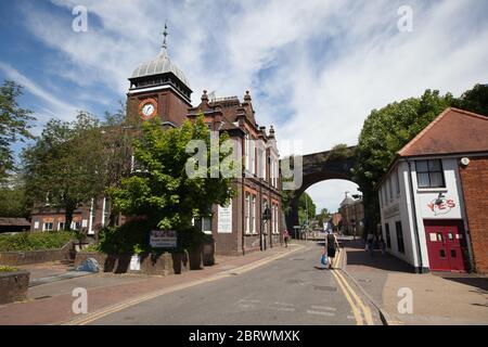 Das Stadtzentrum in High Wycombe, Buckinghamshire, Großbritannien Stockfoto