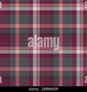 Tartan Schottland nahtlose karierte Muster Vektor. Retro Hintergrund Stoff. Vintage Farben prüfen Square geometrische Textur für Textildruck, Geschenkpapier Stock Vektor