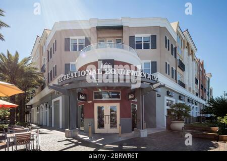 Der Bezirk bei Green Valley Ranch ist eine gehobene Mixed-Use-Entwicklung in Henderson, Nevada, neben dem Osten der Green Valley Ranch. Stockfoto