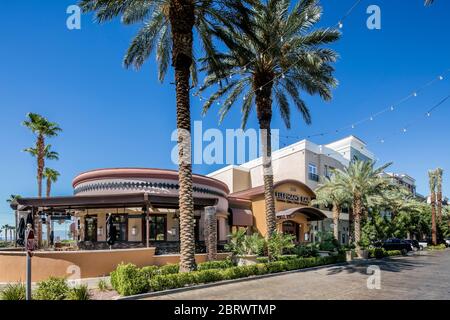 Der Bezirk bei Green Valley Ranch ist eine gehobene Mixed-Use-Entwicklung in Henderson, Nevada, neben dem Osten der Green Valley Ranch. Stockfoto