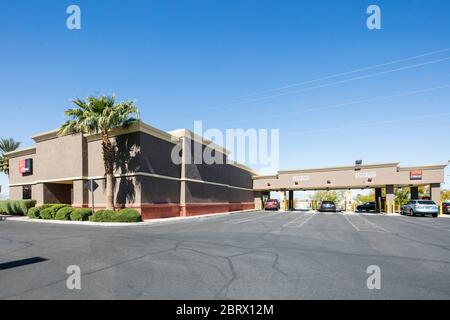 Wells Fargo & Company ist ein multinationales amerikanisches Finanzdienstleistungsunternehmen mit Hauptsitz in San Francisco, Kalifornien, mit zentralen Niederlassungen durch Stockfoto