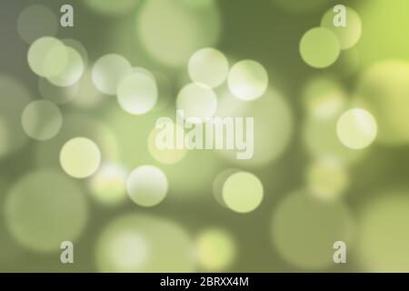 Abstrakter bokeh-grüner, weißer und gelber Farbverlauf für weiches Licht. Konzept Ökologie mit Grafik-Design Poster Banner Stockfoto