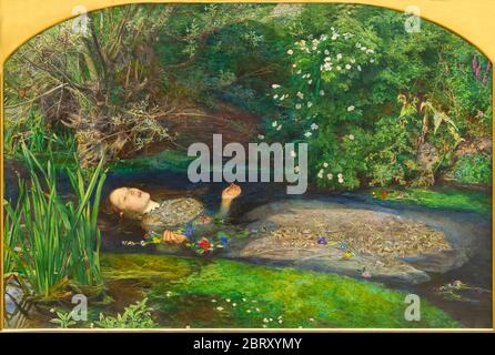 Ophelia, von John Everett Millais, 1851-2, Stockfoto
