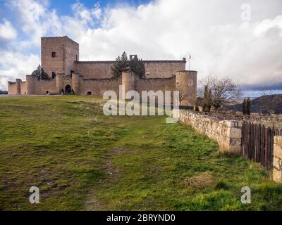 Castillo de Pedraza. Conjunto histórico. Segovia. Castilla León. España Stockfoto