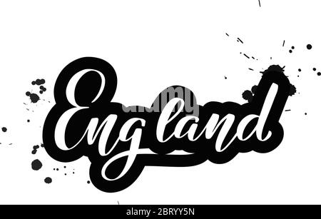 Vektor Kalligraphie Abbildung auf weißem Hintergrund Stock Vektor