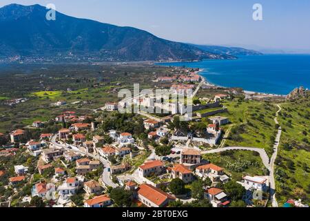 Paralio Astros Stadtansicht, Griechenland, Peloponesse Stockfoto