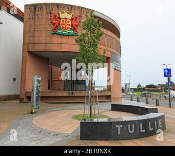 The Tullie House Museum and Art Gallery, Carlisle, Cumbria, England, Großbritannien Stockfoto