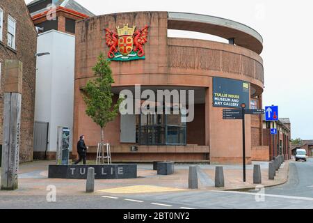 The Tullie House Museum and Art Gallery, Carlisle, Cumbria, England, Großbritannien Stockfoto