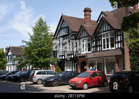 Gebäude in der Altstadt von Beaconsfield in Großbritannien Stockfoto