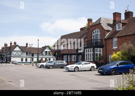 Gebäude in der Altstadt von Beaconsfield in Großbritannien Stockfoto
