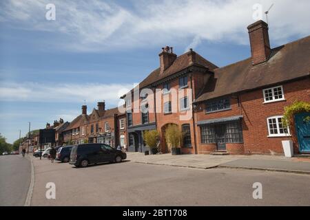 Gebäude in der Altstadt von Beaconsfield in Großbritannien Stockfoto