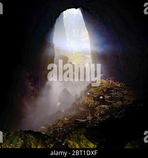 Hang Son Doong Höhle, Vietnam Stockfoto