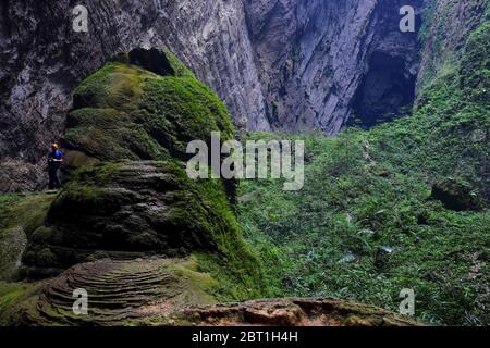 Hang Son Doong Höhle, Vietnam Stockfoto