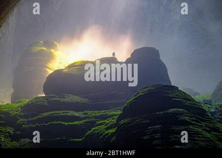 Hang Son Doong Höhle, Vietnam Stockfoto